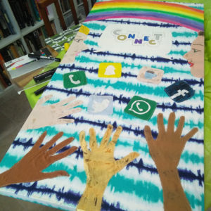 Photo: Banner making